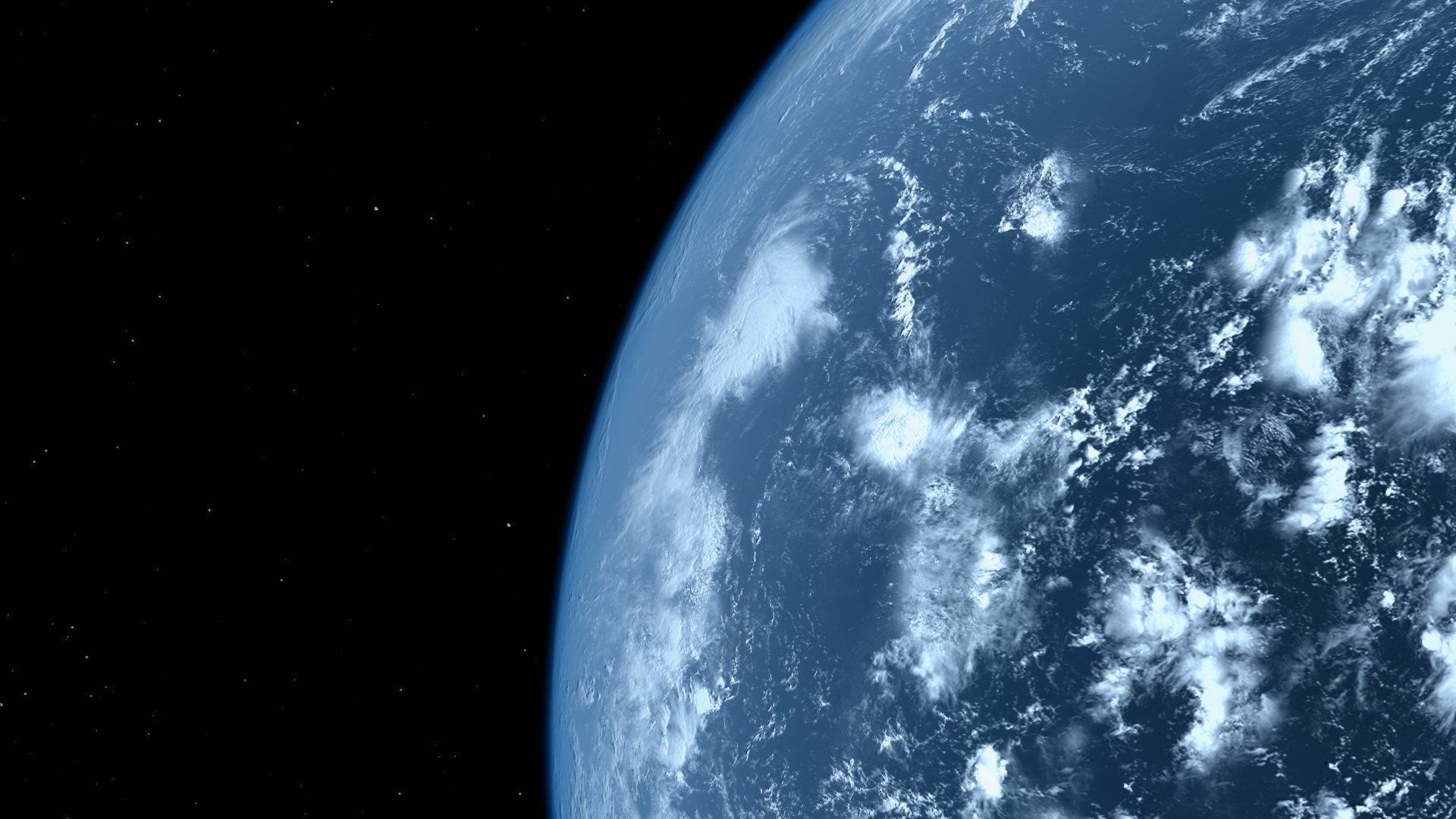 HD Realistic Earth Model Blue Earth Cloud Atmosphere Movie Earth 3D model_13