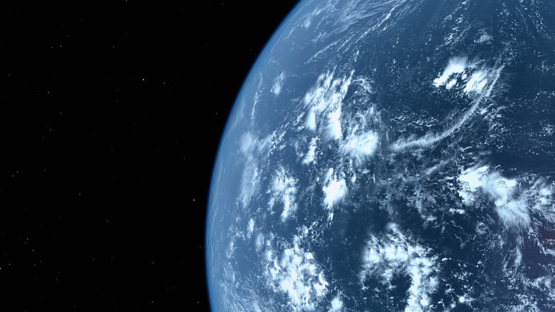 HD Realistic Earth Model Blue Earth Cloud Atmosphere Movie Earth 3D model_10