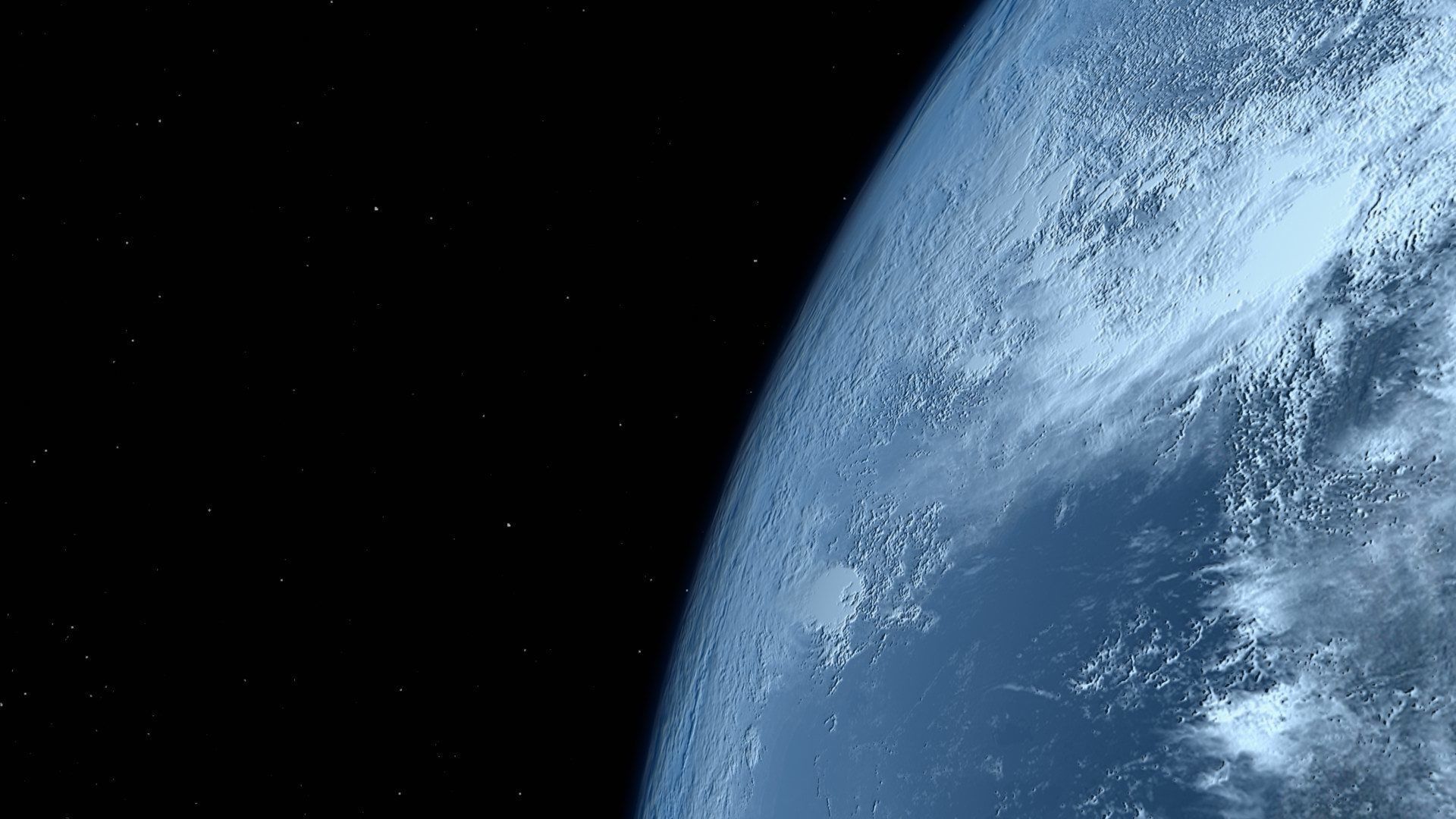 HD Realistic Earth Model Blue Earth Cloud Atmosphere Movie Earth 3D model_28