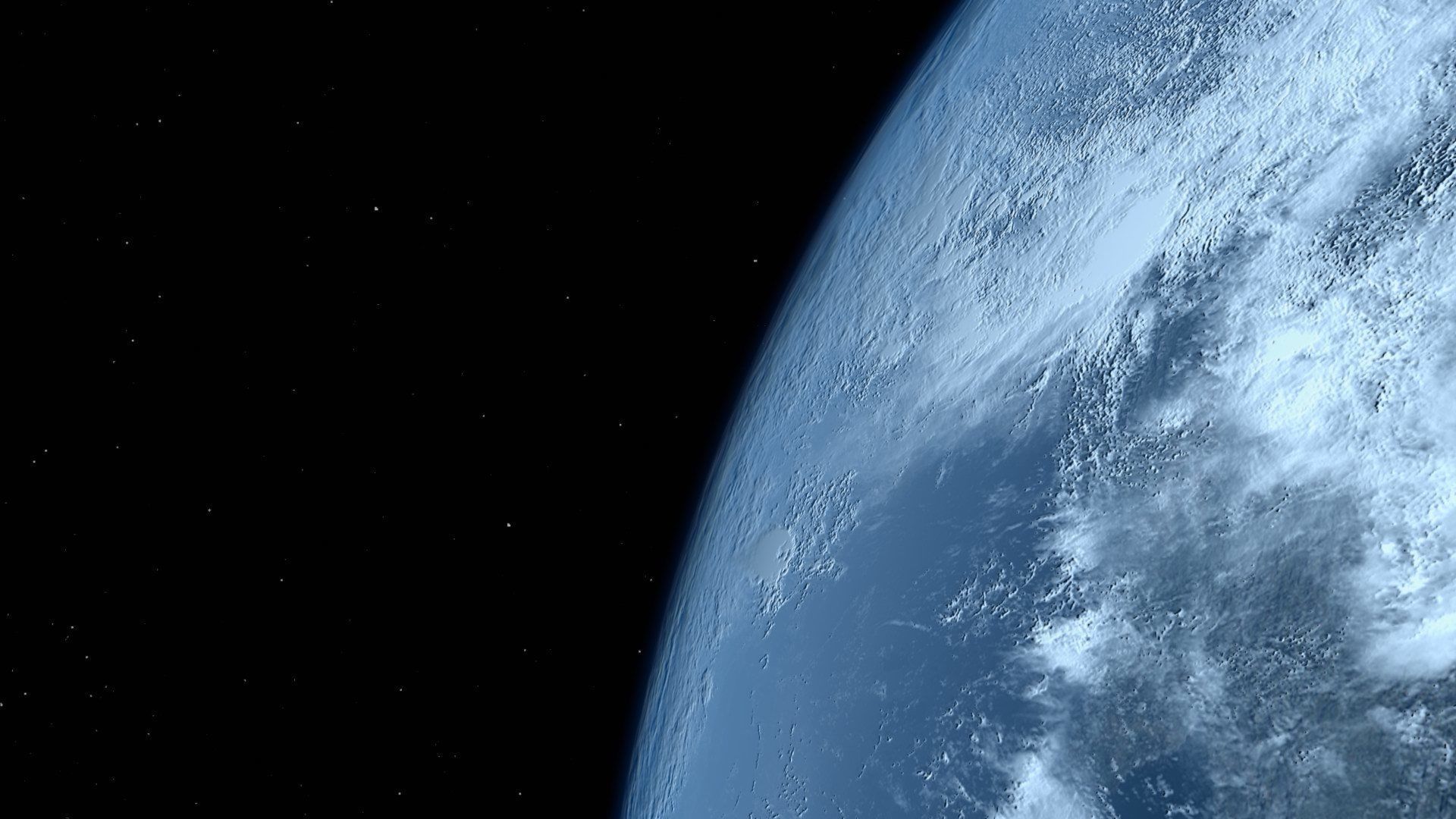 HD Realistic Earth Model Blue Earth Cloud Atmosphere Movie Earth 3D model_23