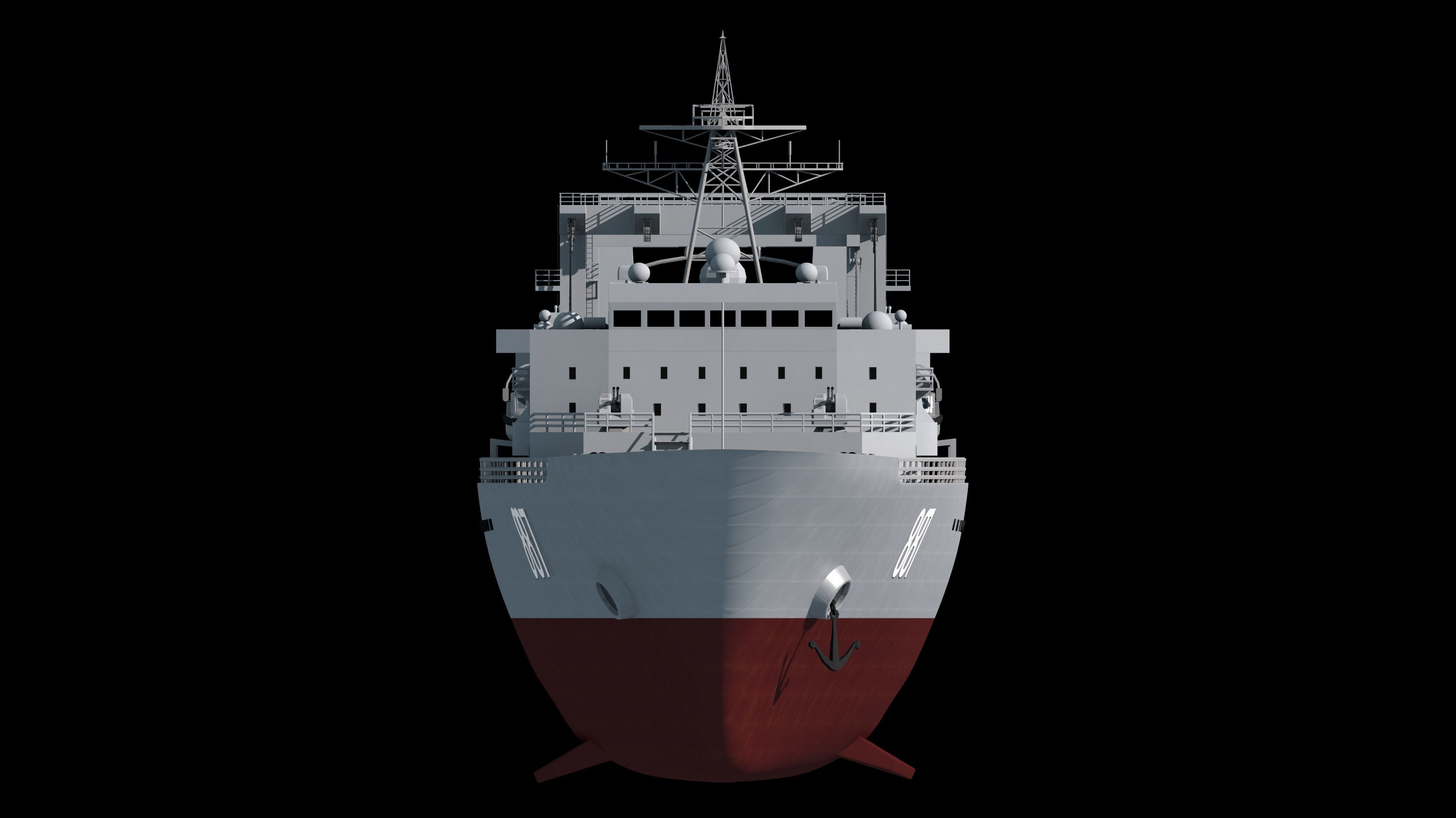 886 Qiandaohu Type 903 Comprehensive Supply Ship Chinese People  3D model_13