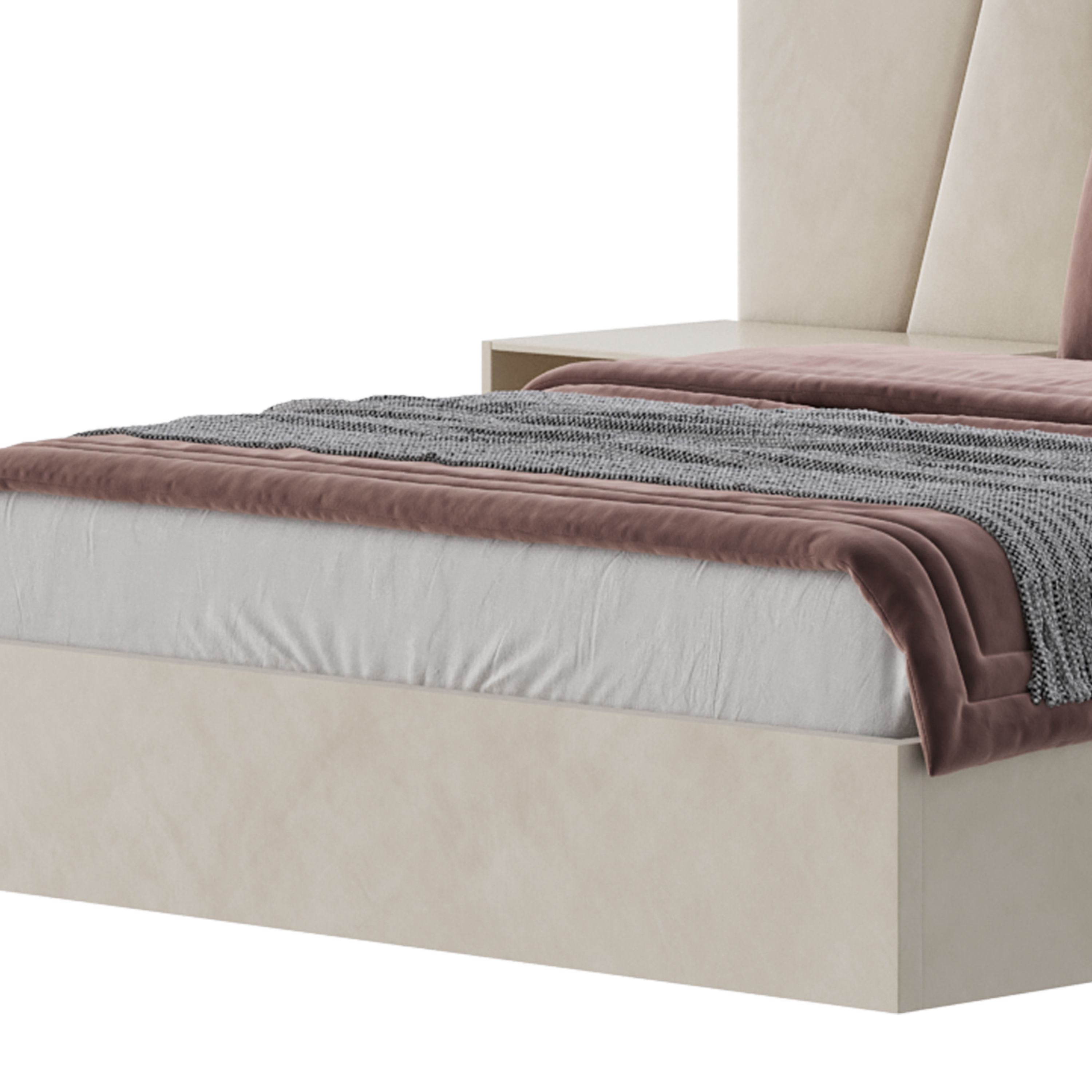 Kugha bed 3D model_4