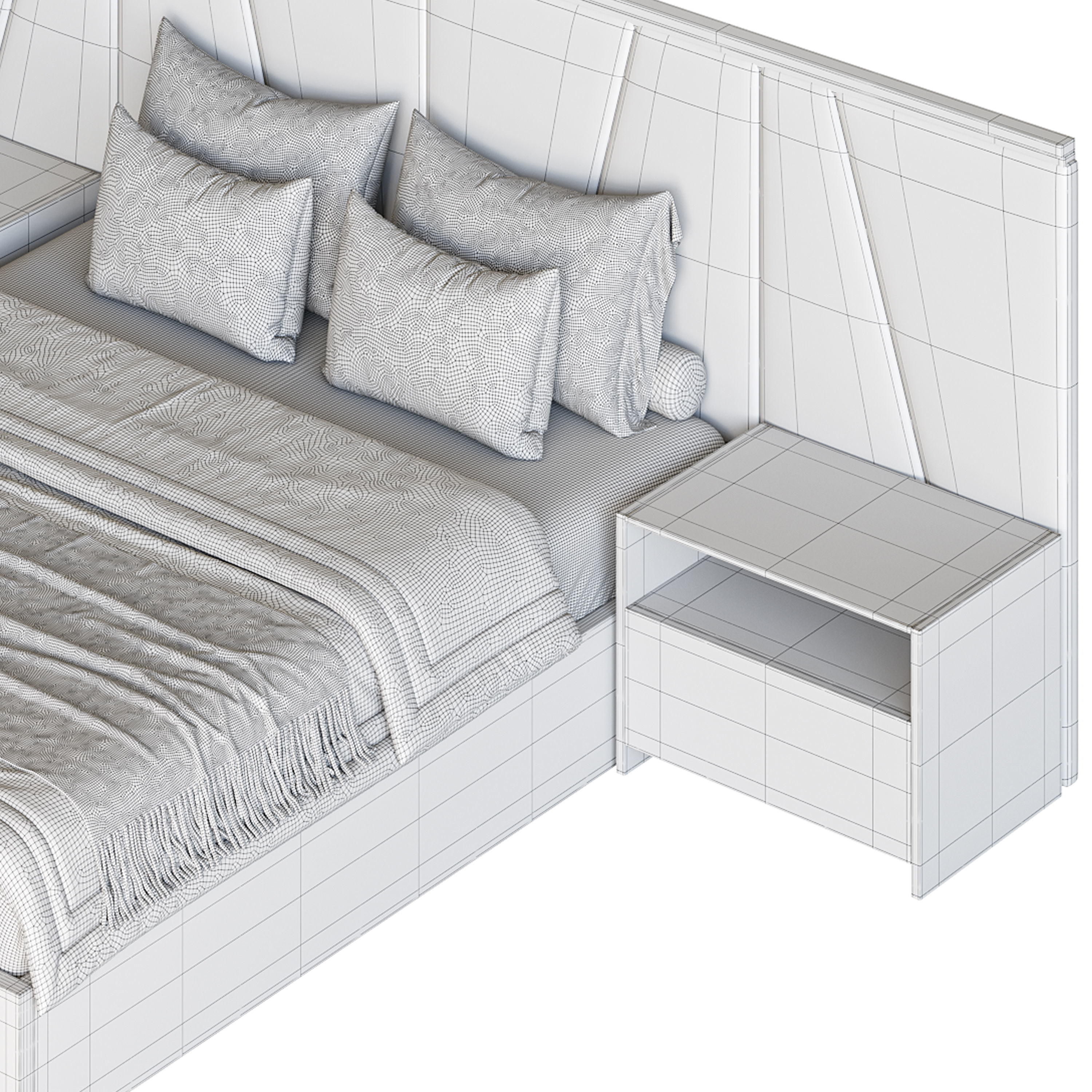 Kugha bed 3D model_32