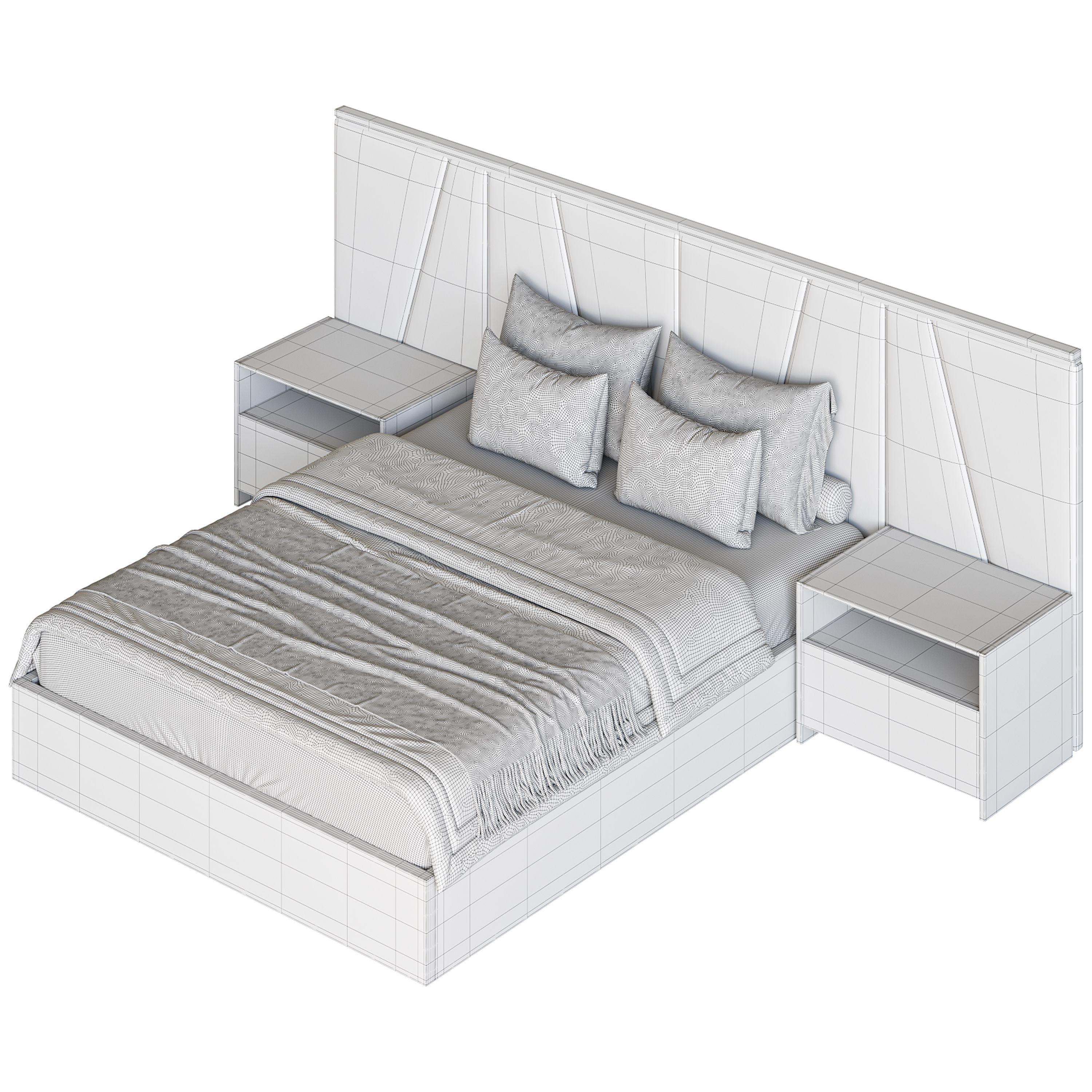 Kugha bed 3D model_33
