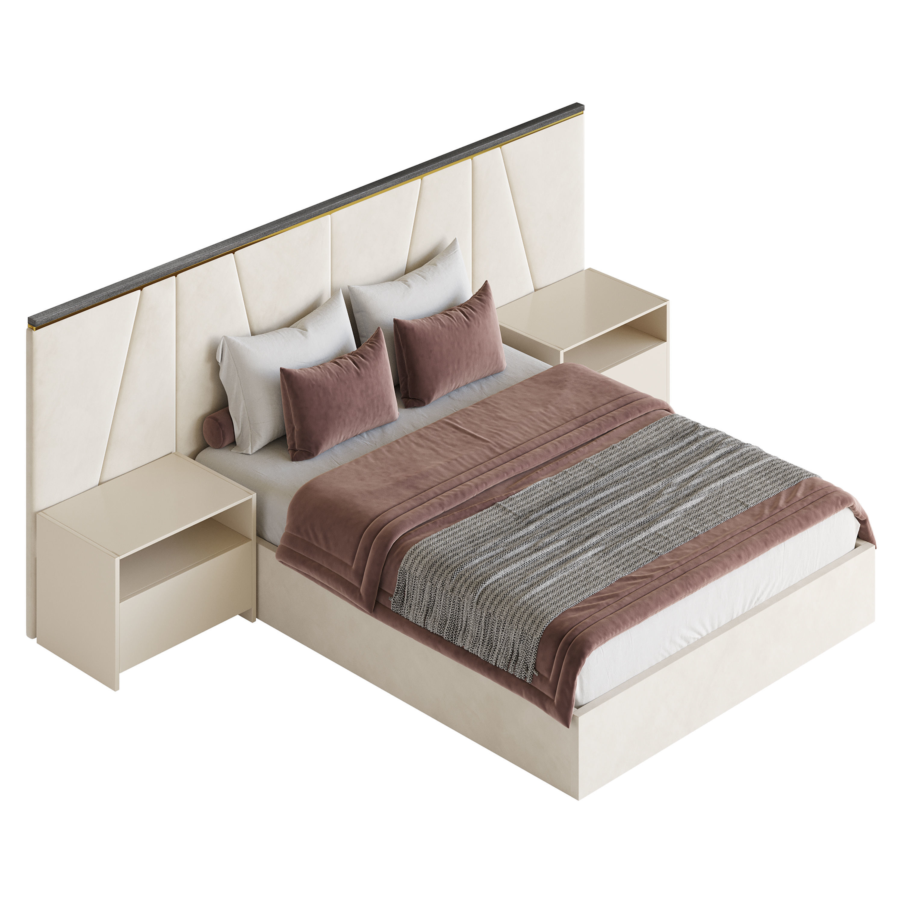 Kugha bed 3D model_22