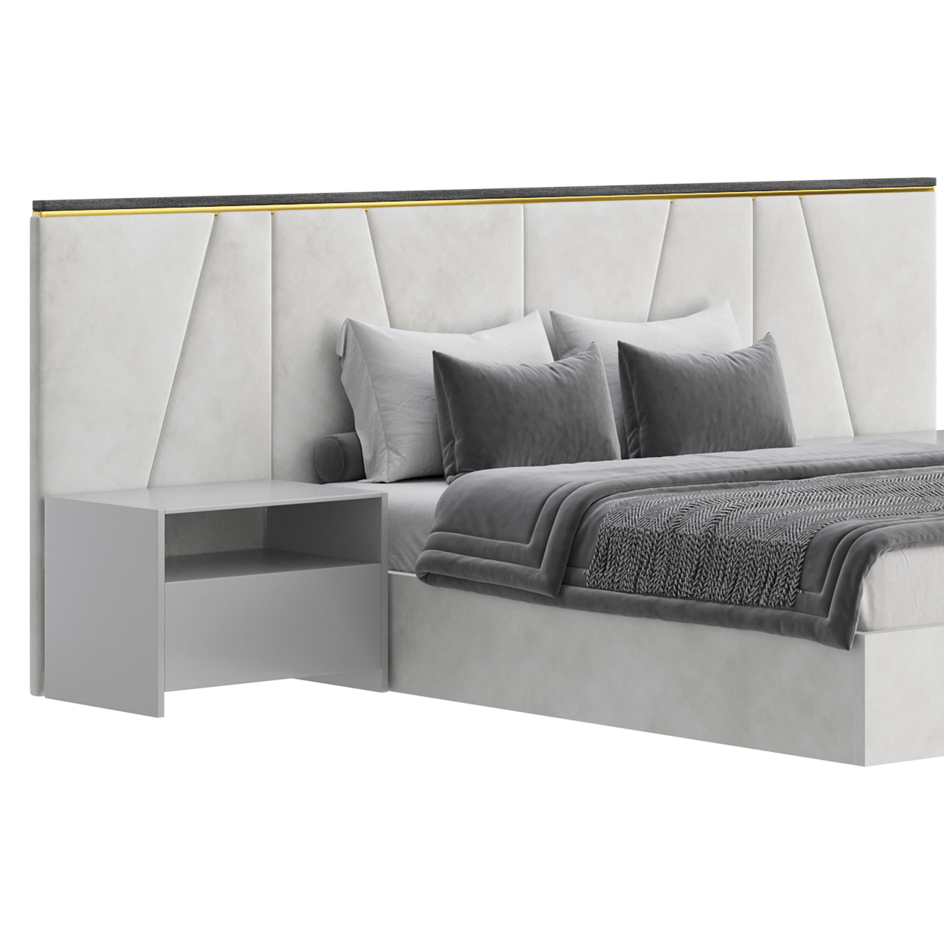 Kugha bed 3D model_9