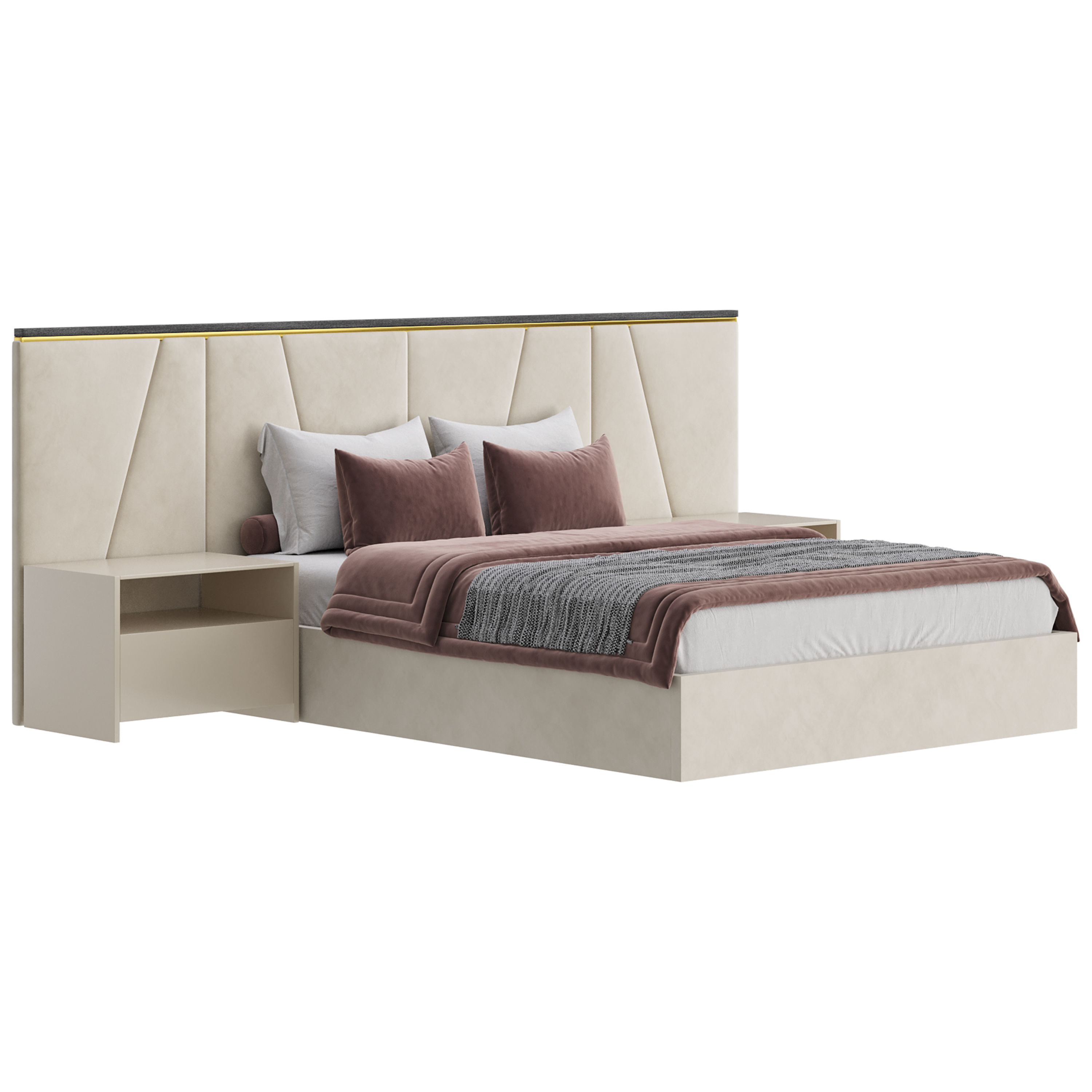 Kugha bed 3D model_15