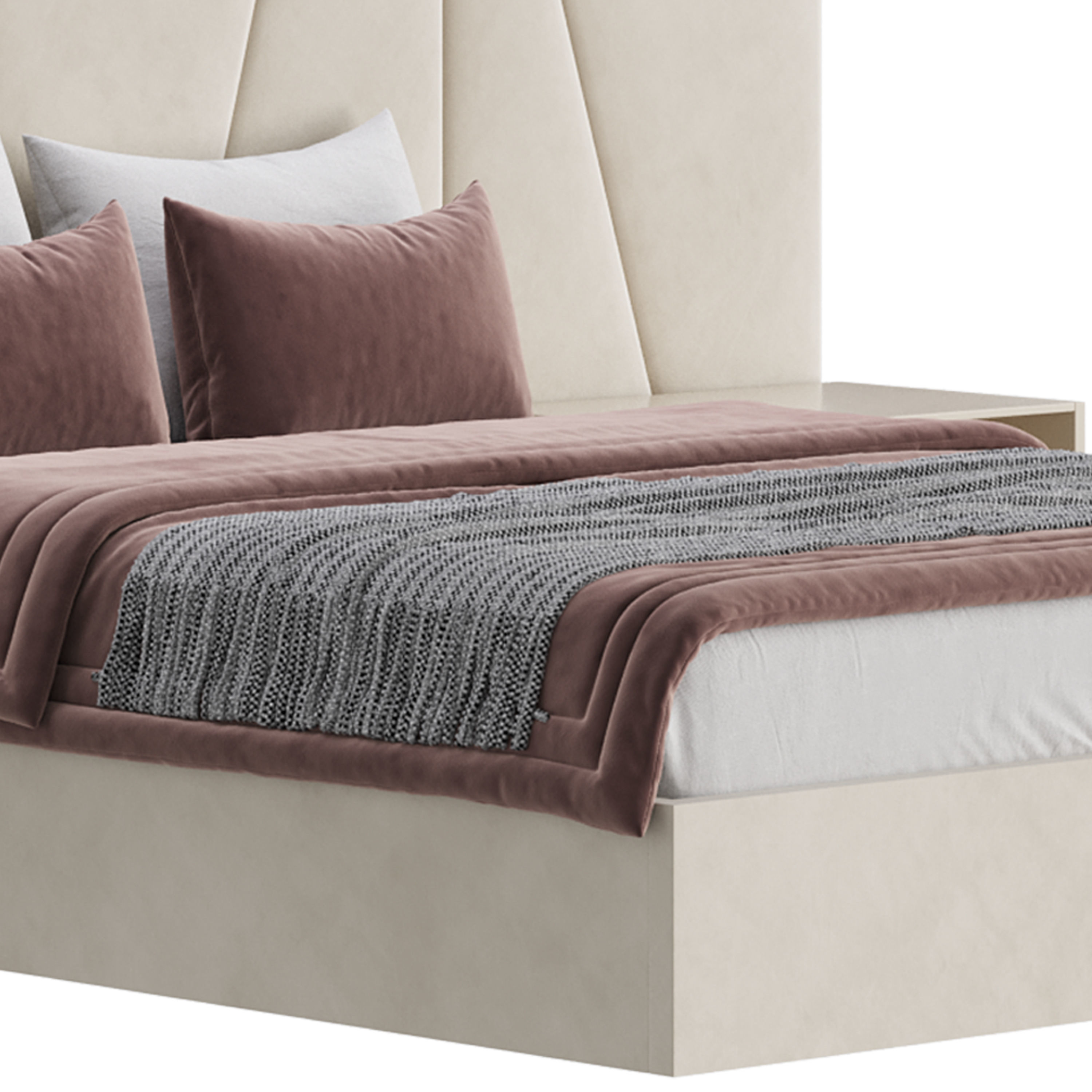Kugha bed 3D model_11