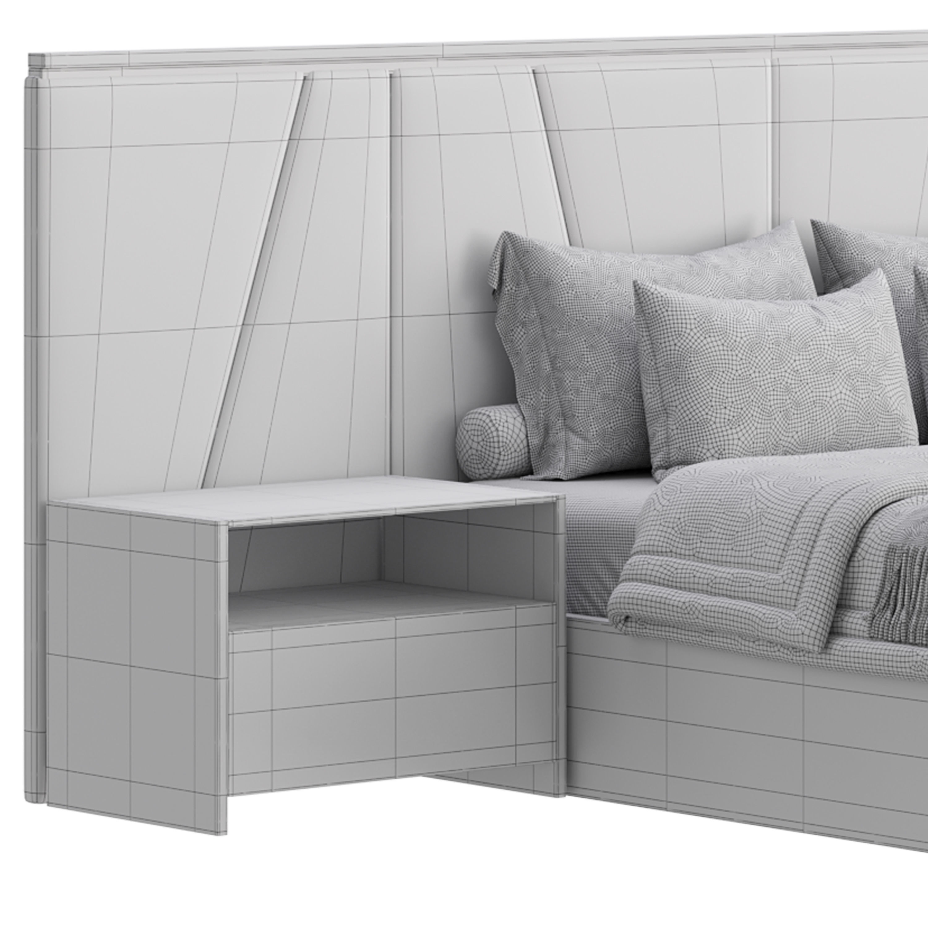 Kugha bed 3D model_34