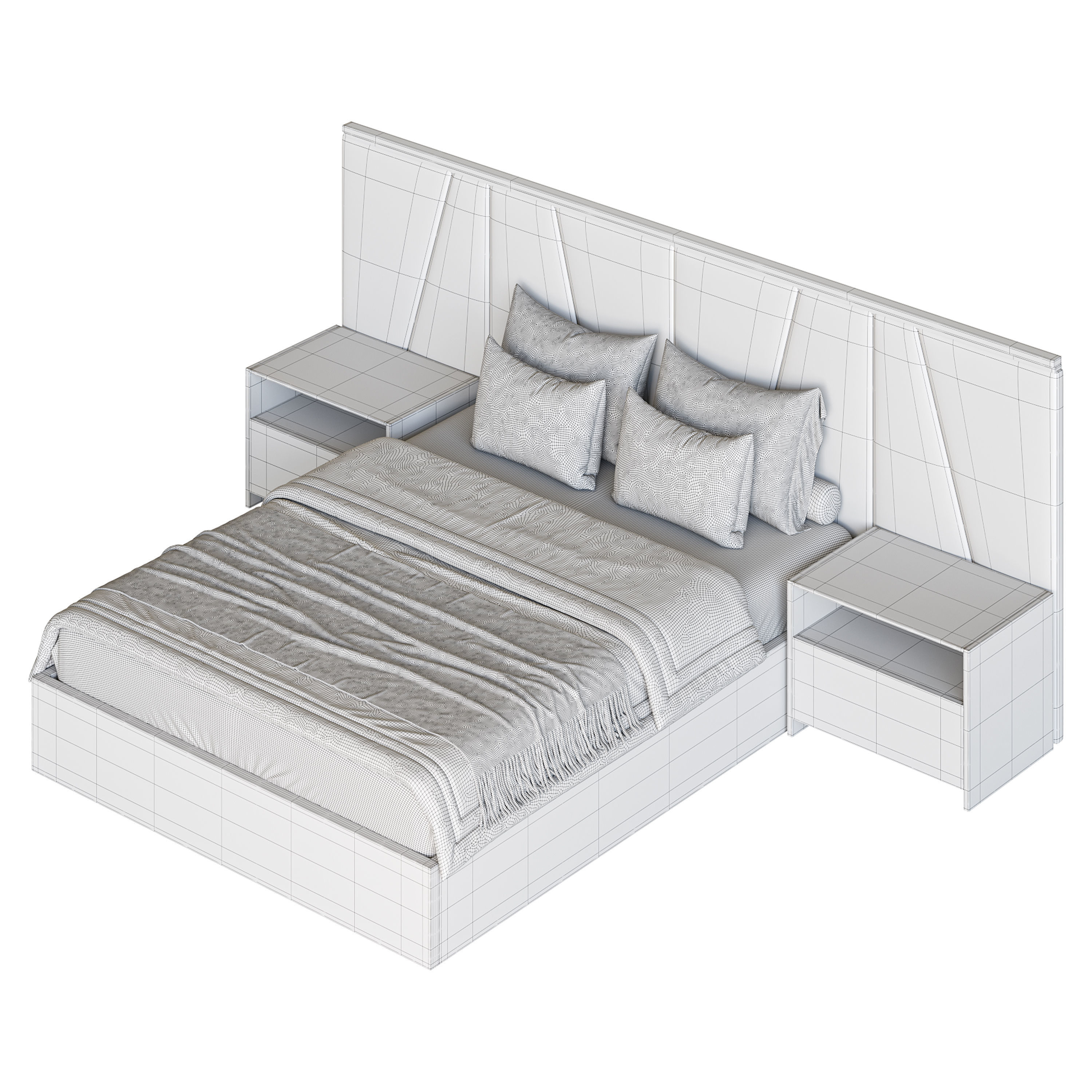 Kugha bed 3D model_27