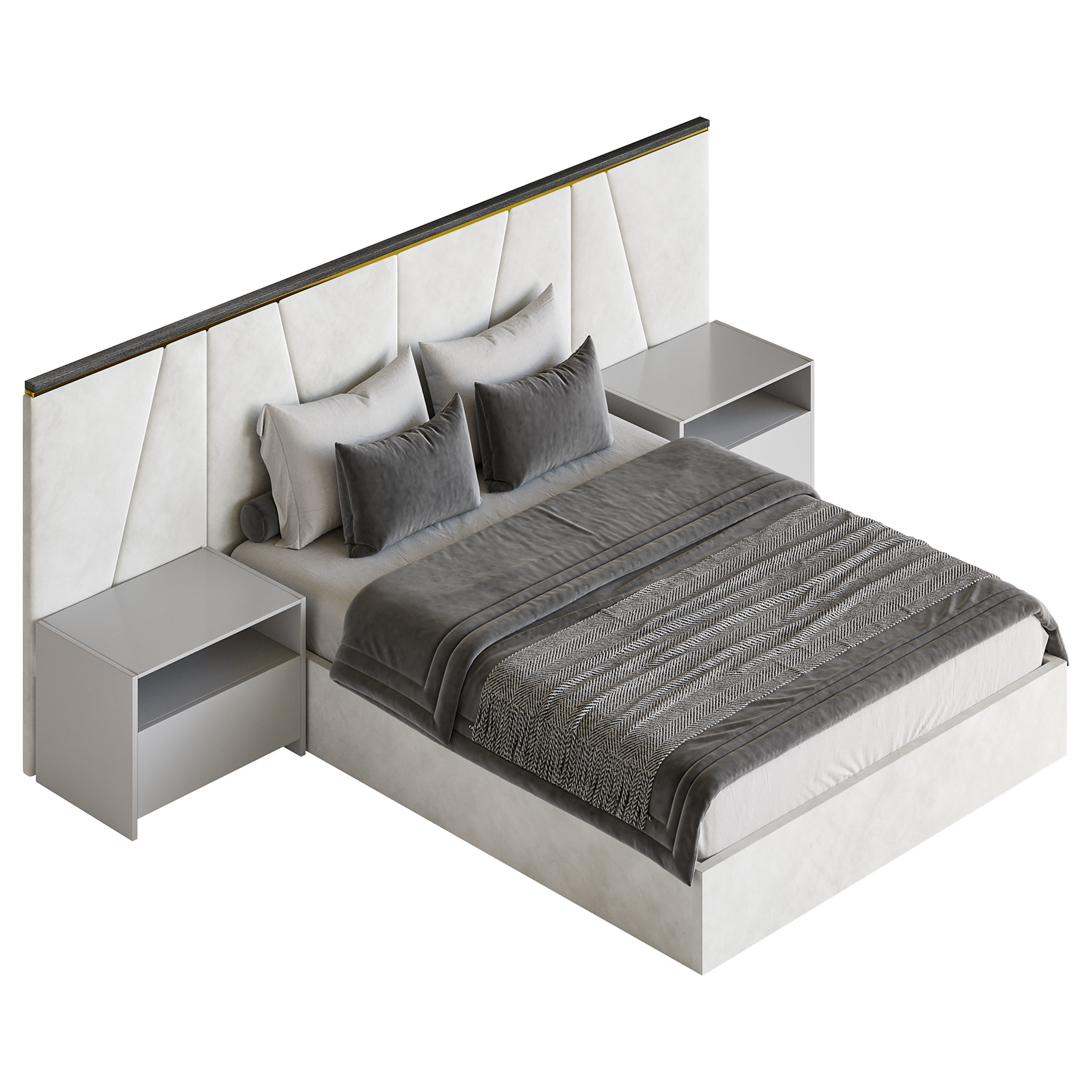 Kugha bed 3D model_23
