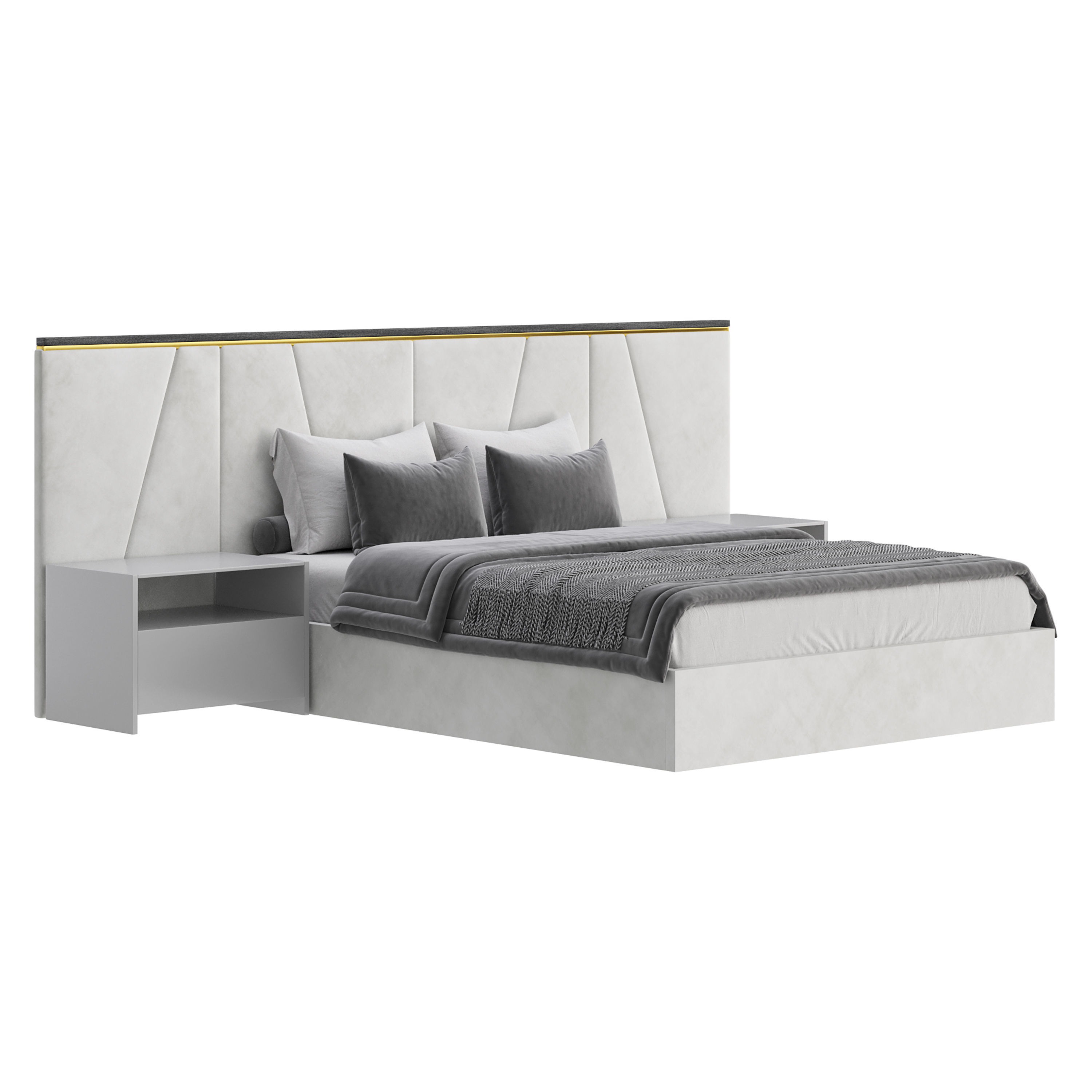 Kugha bed 3D model_7