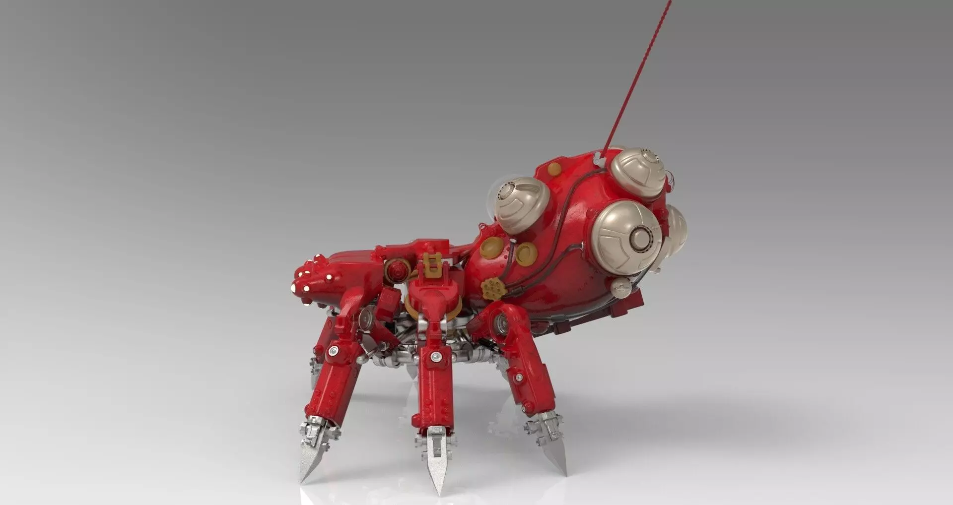 Spider Robot 3D model_0