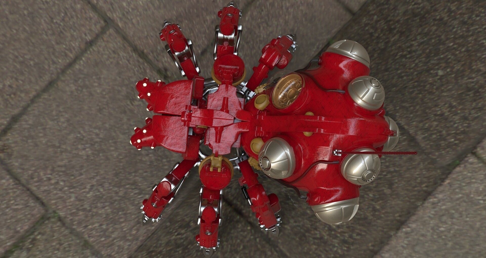 Spider Robot 3D model_1