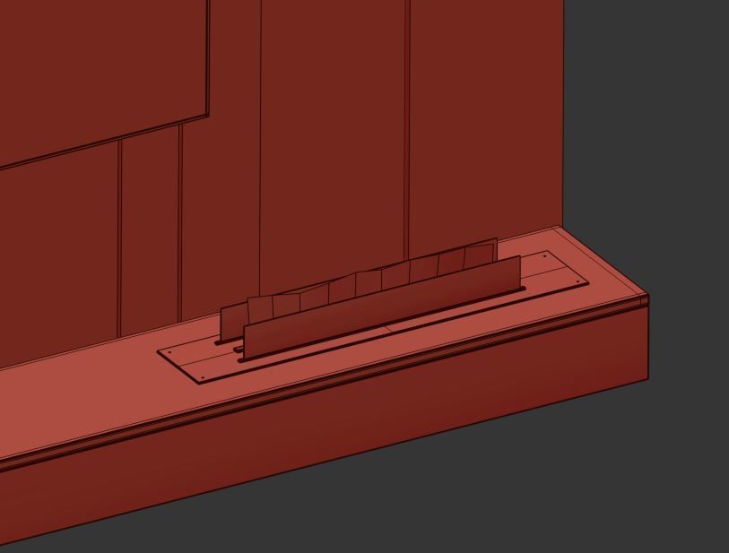 Tv wall set 07 3D model_19