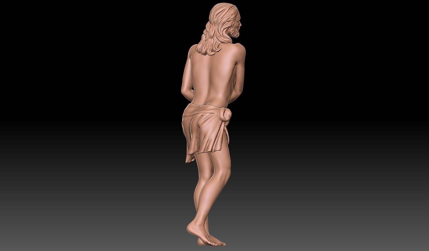 Jesus hands bound  3D print model_6