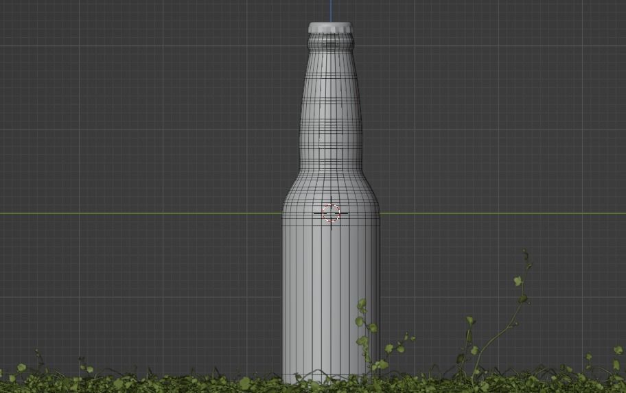 Corona Beer 3D Model - Blender Cycles Render Low-poly 3D model_2