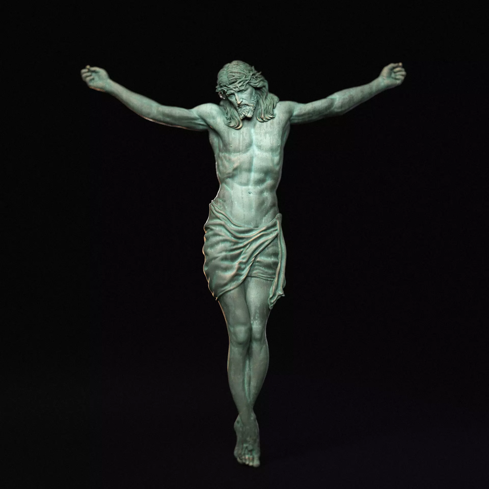 Crucified Jesus Christ 04 3D print model_0