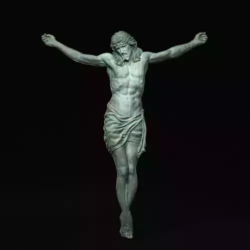 Crucified Jesus Christ 04 3D print model