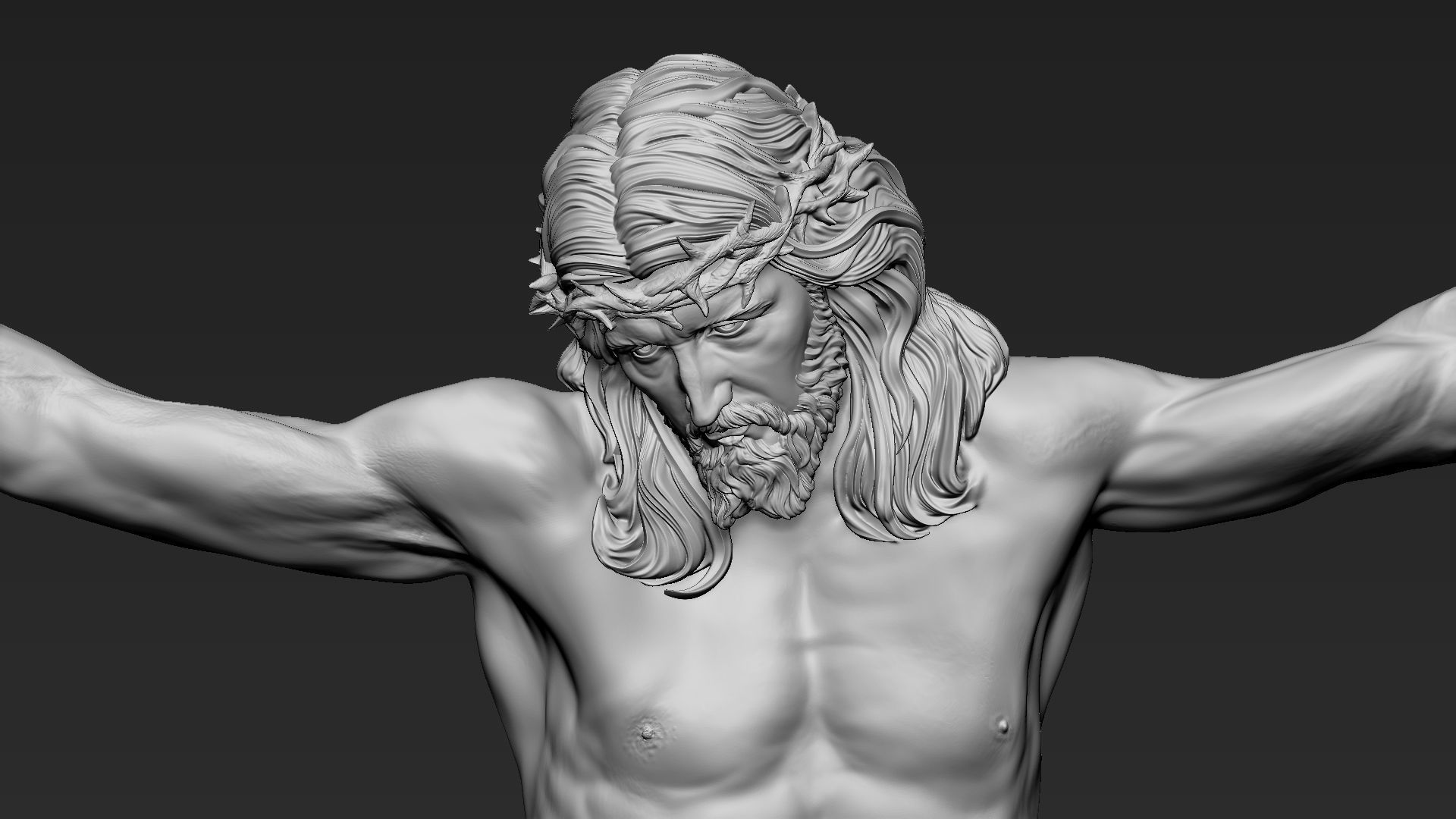 Crucified Jesus Christ 04 3D print model_6