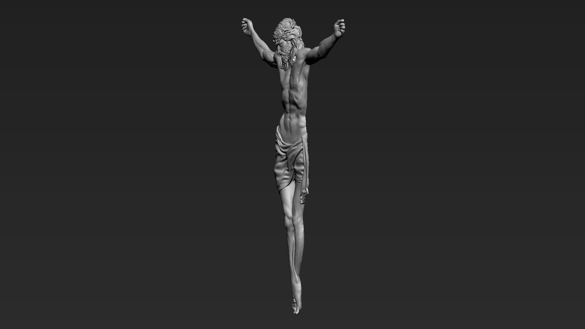 Crucified Jesus Christ 04 3D print model_5