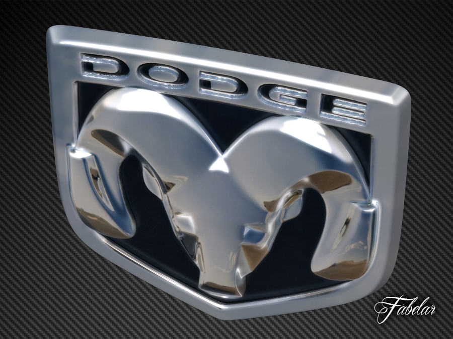 Dodge Emblem Free 3D model_1