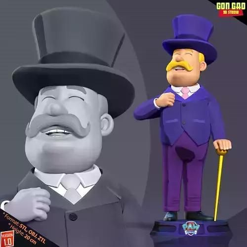 Mayor Humdinger - Paw Patrol Fanart