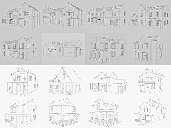 House Collection 3 3D model 2