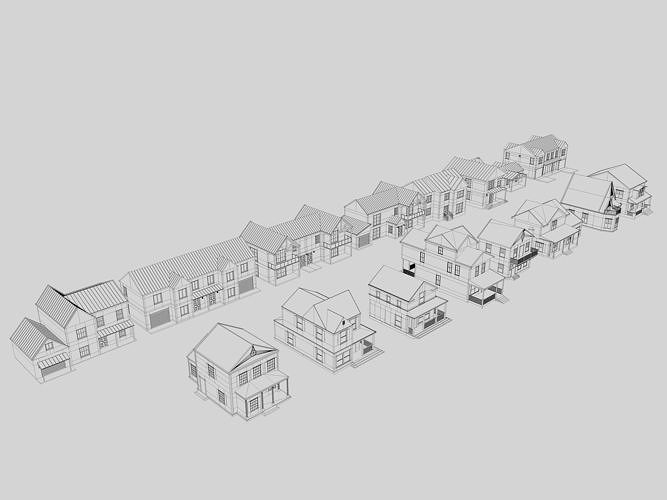 House Collection 3 3D model 5