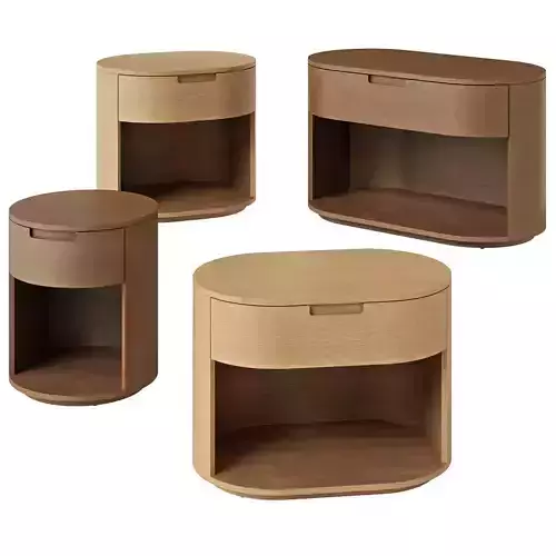 Restoration Hardware Corta open nightstands