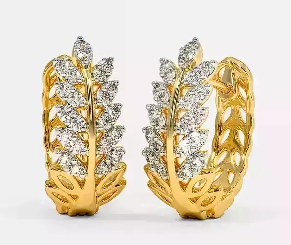 Hoop Earrings 3D print model