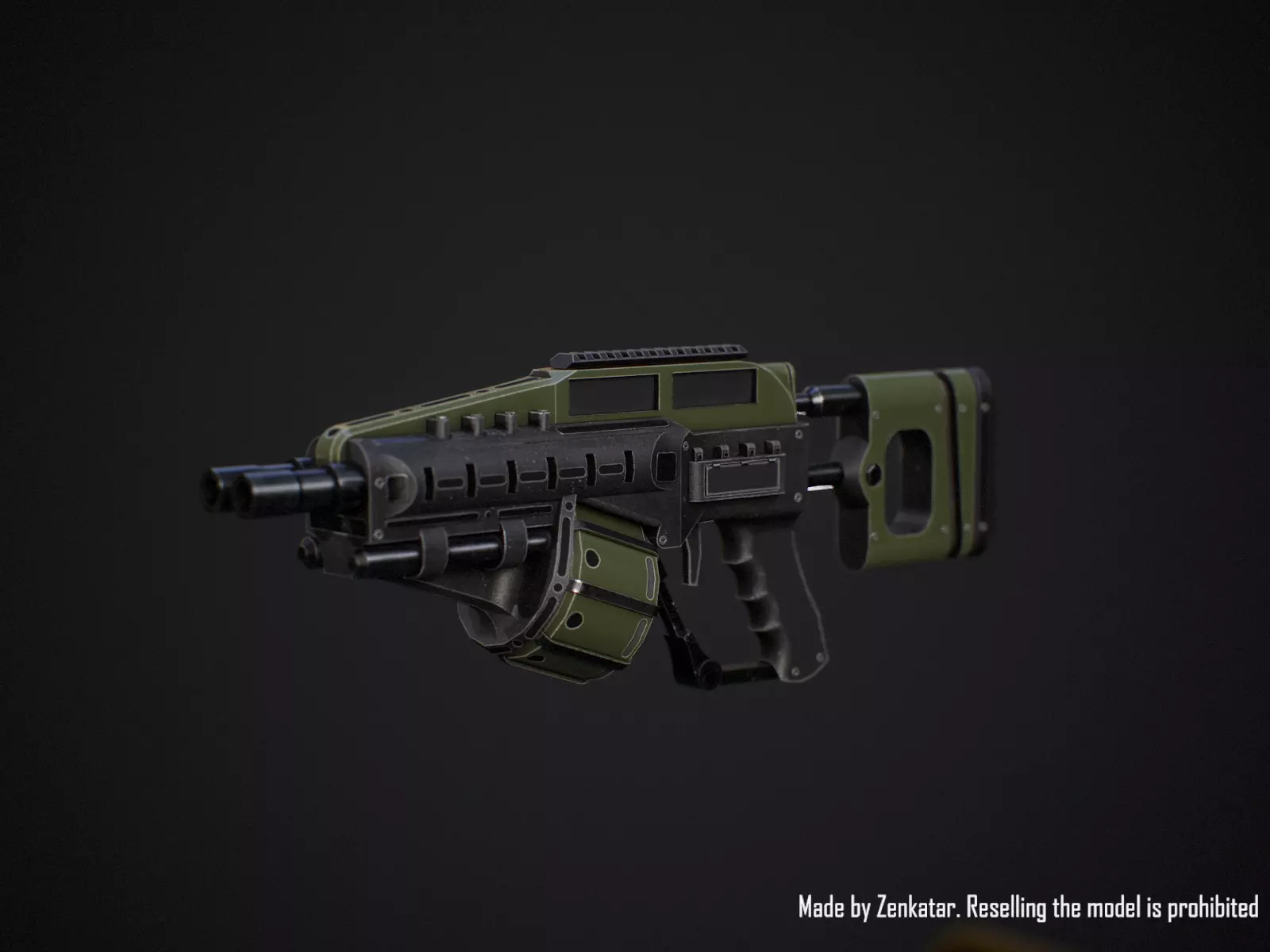 Sci-fi military robot soldier gameready unity unreal engine Low-poly 3D model_17