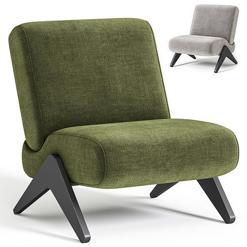 Deva armchair 3D model