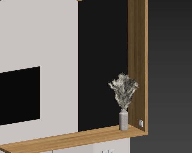 Bedroom Furniture Composition 07 3D model_10