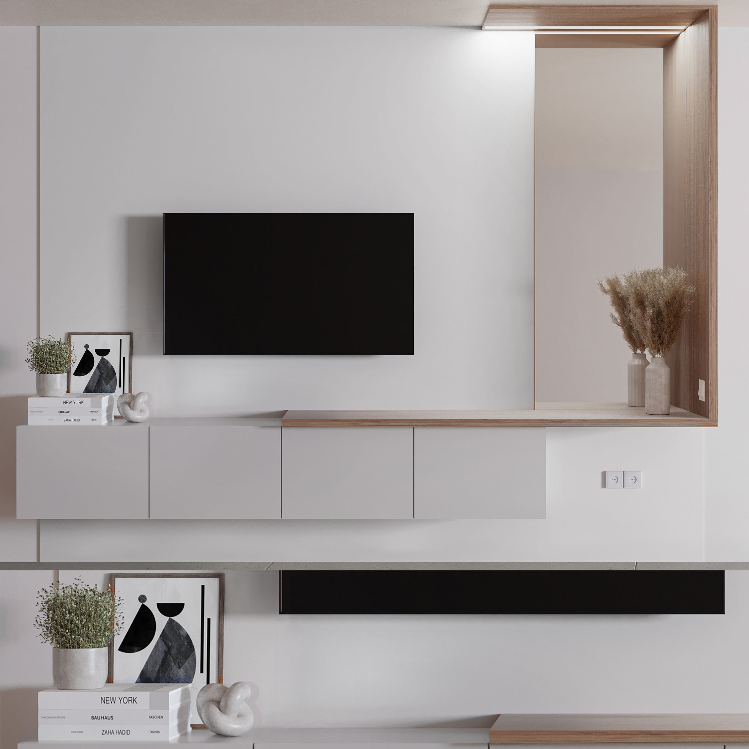 Bedroom Furniture Composition 07 3D model_1