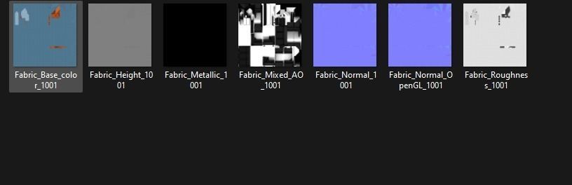 Sofa Furniture Low-poly 3D model_8