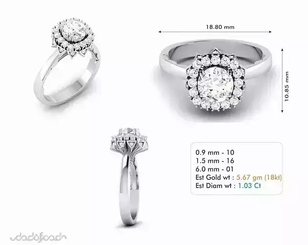 DIMOND RING - 6528