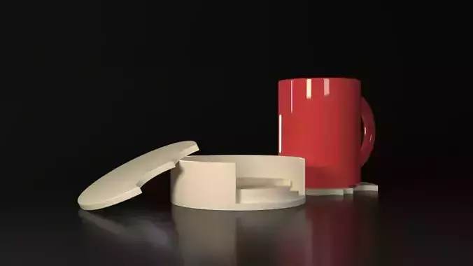Bite Coasters 3D print model