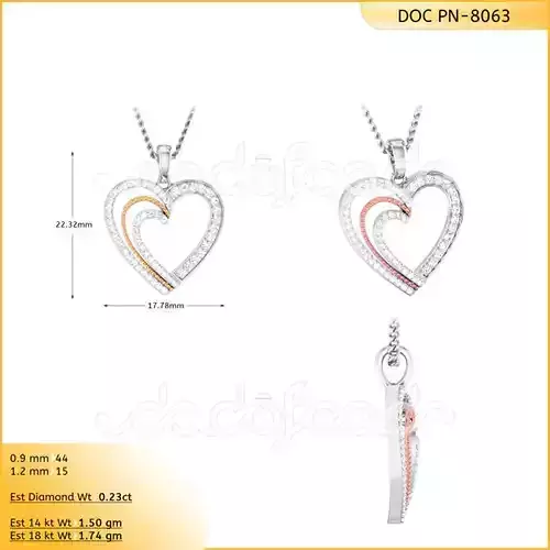 LOVE PENDENT  3D print model