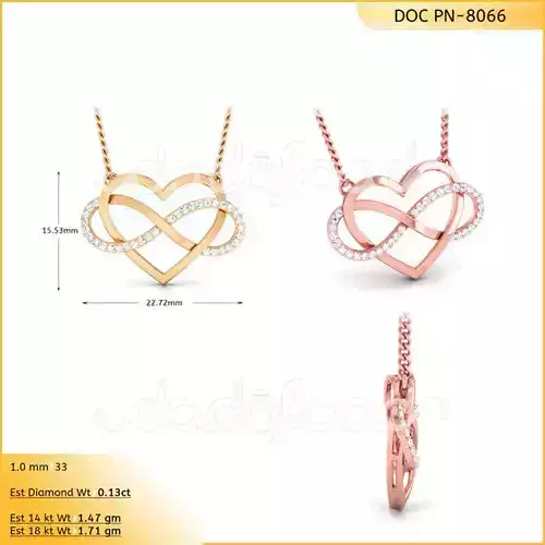LOVE PENDENT  3D print model