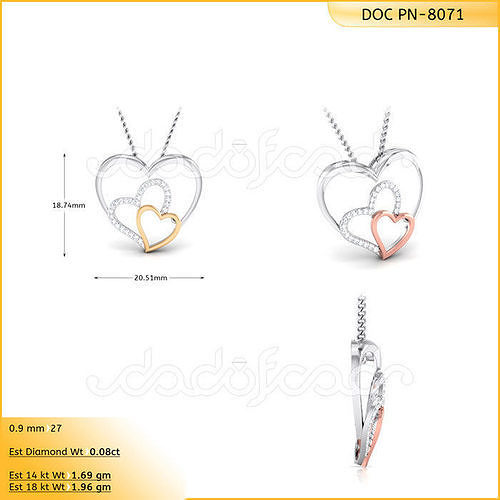 LOVE PENDDENT - 8071 3D print model