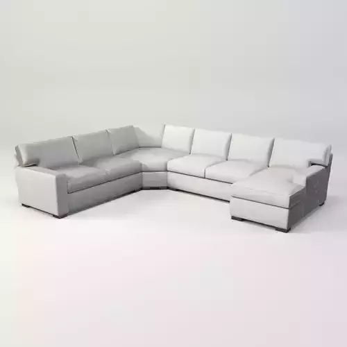 Livingroom double chaise sofa