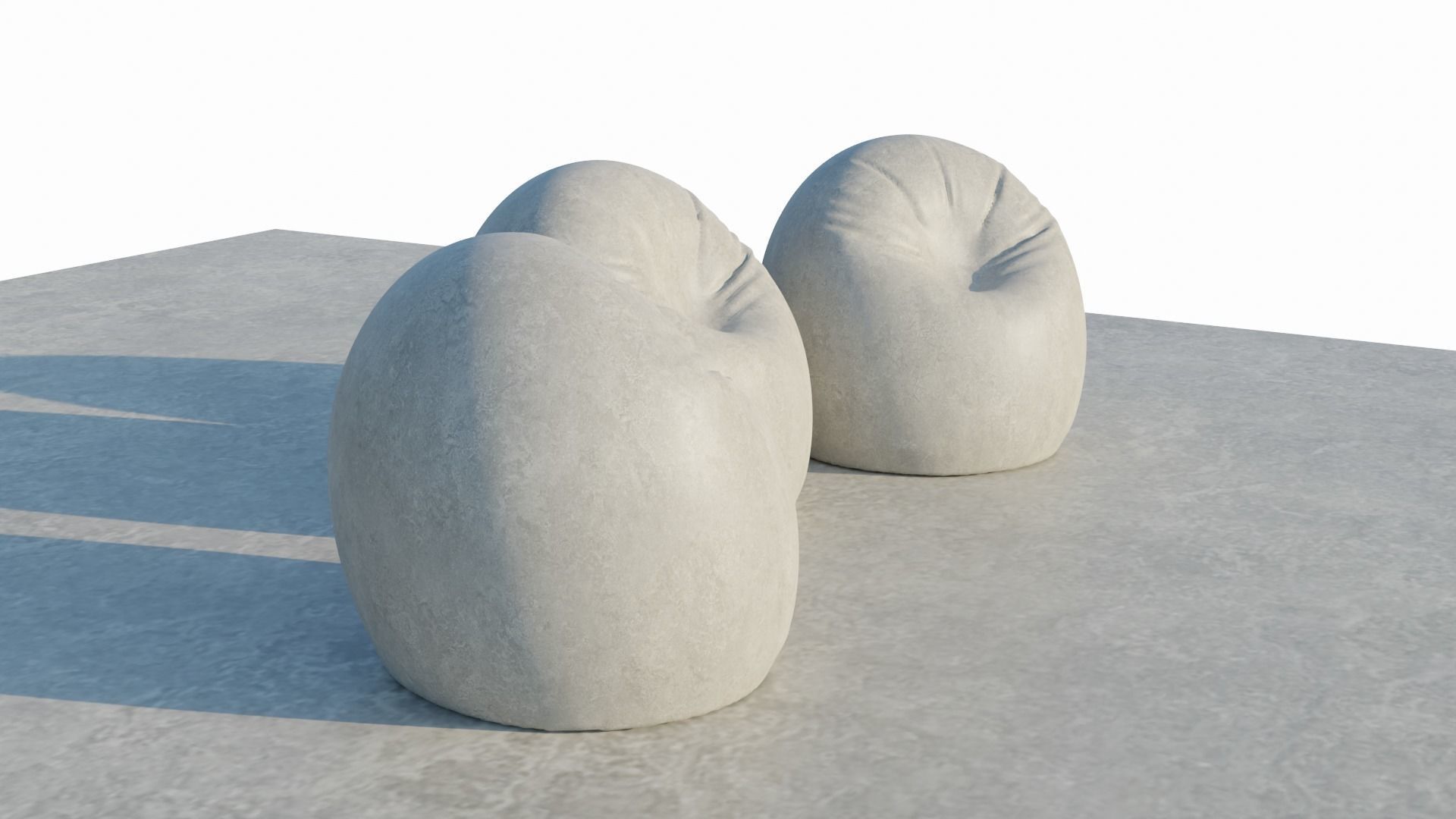 puf for interior 3D model_4