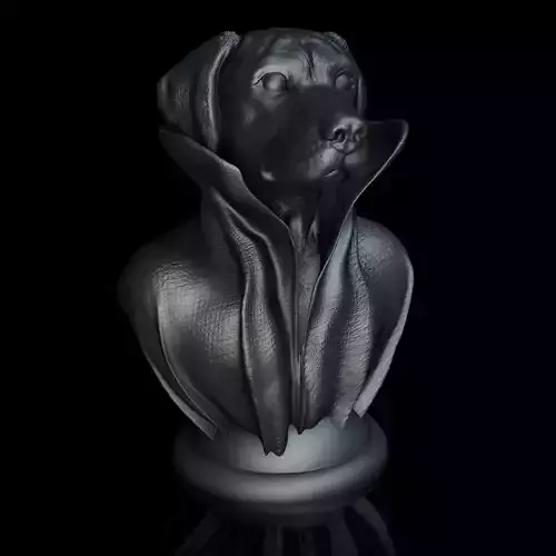 Rhodesian Ridgeback - with Cape Collar on Pedestal