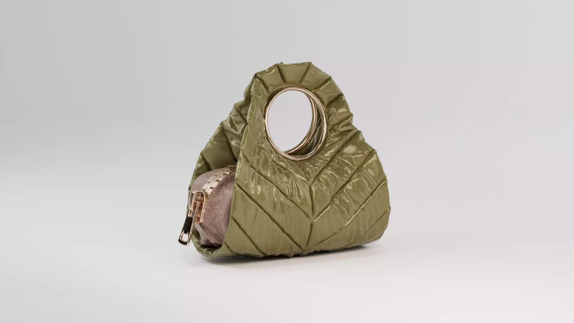 Green handbag design 3D model