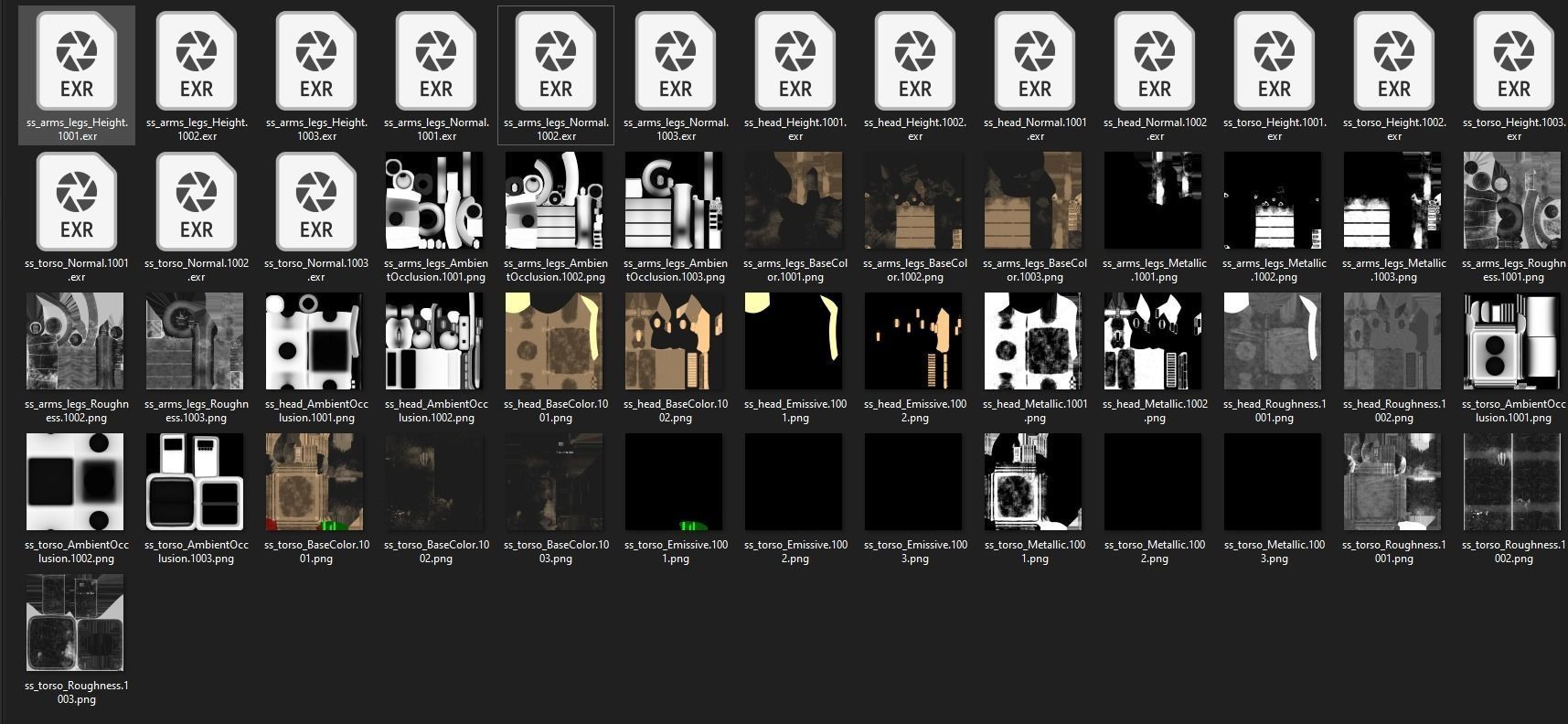 Electro-5X 3D Robotic Character Sci-Fi Futuristic Low-poly 3D model_20