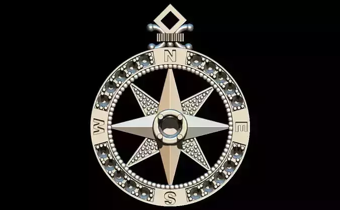 Compass pendant