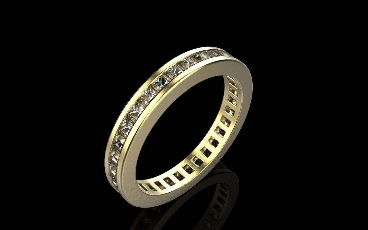 Channel set ring model 655 3D print model_27