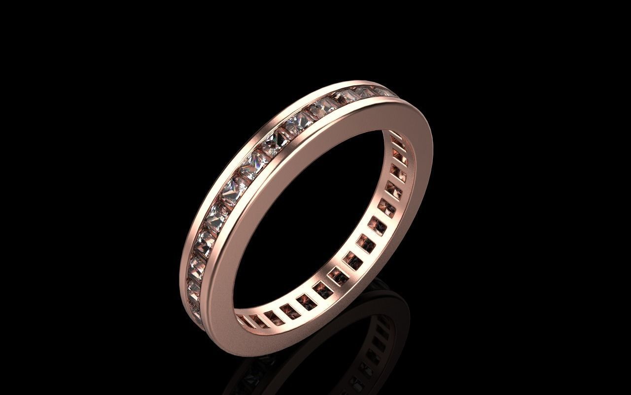 Channel set ring model 655 3D print model_28