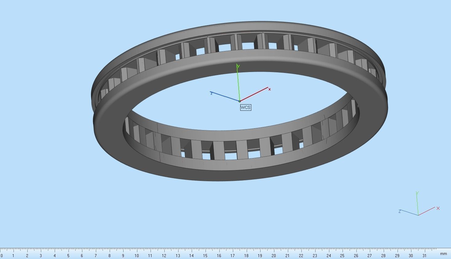 Channel set ring model 655 3D print model_10